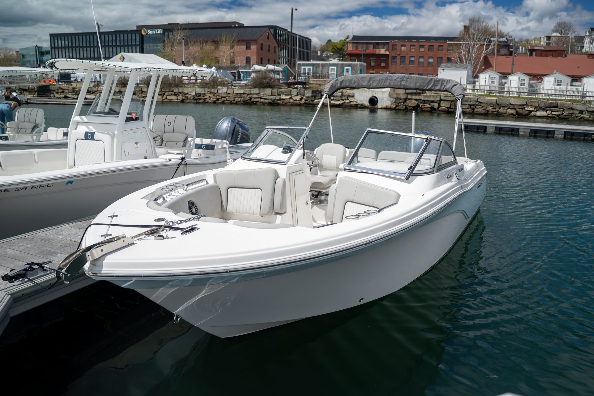 FBC Maine fleet boat Peregrine Sea Fox 226 Traveler dual console