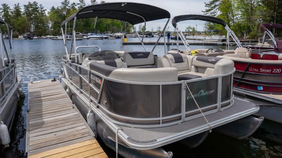 FBC Maine fleet boat Birch 22 ft Starcraft pontoon